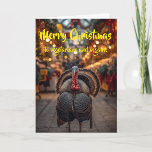 Merry Christmas to vegetarians and vegans. Card