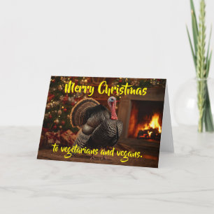 Merry Christmas to vegetarians and vegans. Card
