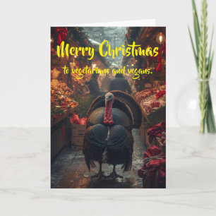 Merry Christmas to vegetarians and vegans. Card