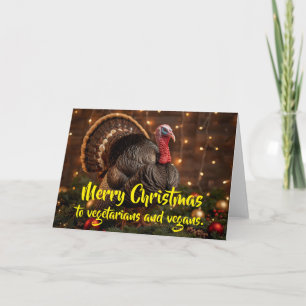 Merry Christmas to vegetarians and vegans. Card