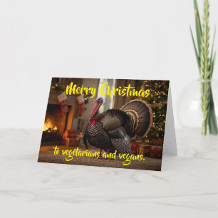 Merry Christmas to vegetarians and vegans. Card