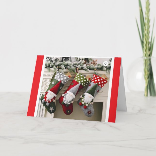 "MERRY CHRISTMAS" to "YOU" Holiday Card (Front)