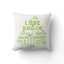Merry Christmas to You Throw Pillow