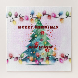 Merry Christmas to your best friend Jigsaw Puzzle