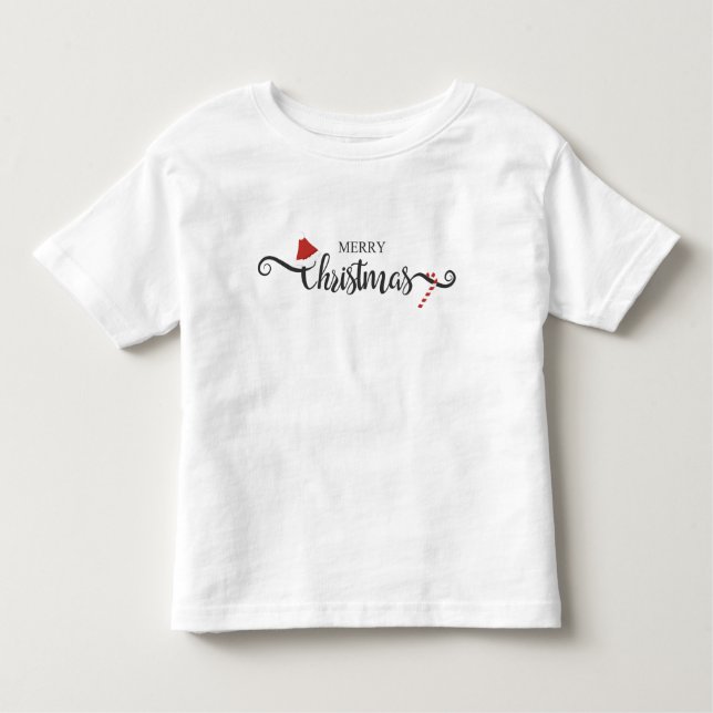 Merry Christmas Toddler T-shirt (Front)