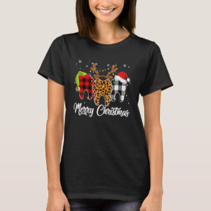 Merry Christmas Tooth Costume Dental Assistant Xma T-Shirt