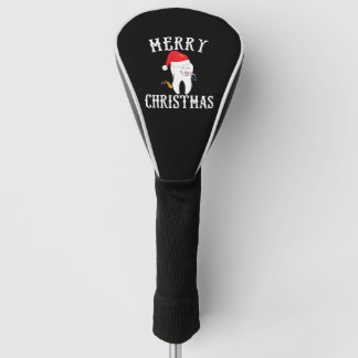 Merry Christmas Tooth Doctor dentist dental Golf Head Cover