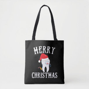 Merry Christmas Tooth Doctor dentist dental Tote Bag