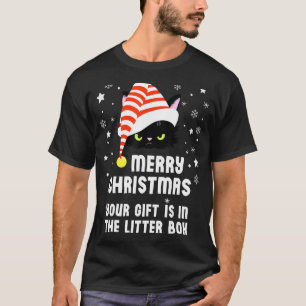 Merry Christmas Top Your Gift is in the Litter Box