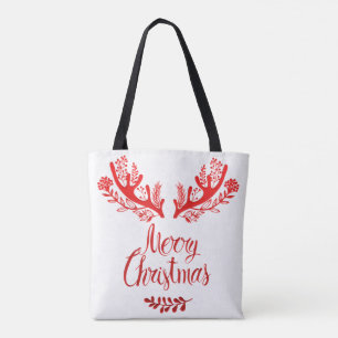 merry christmas tote bag