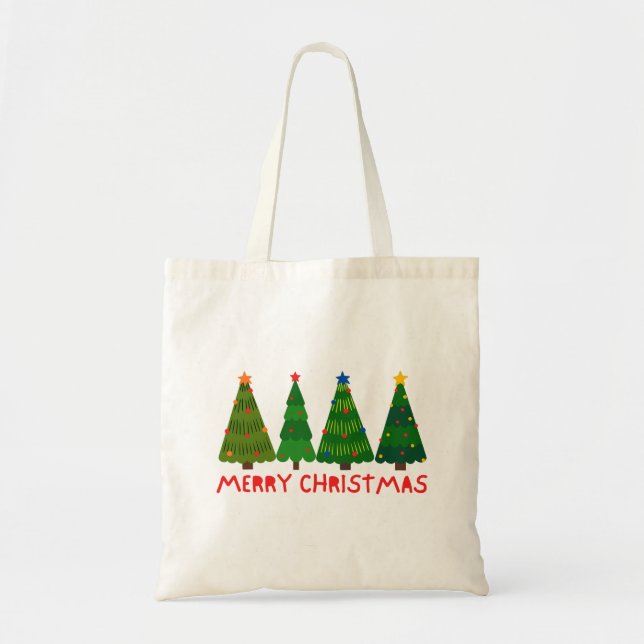 Merry Christmas Tote Bag (Front)