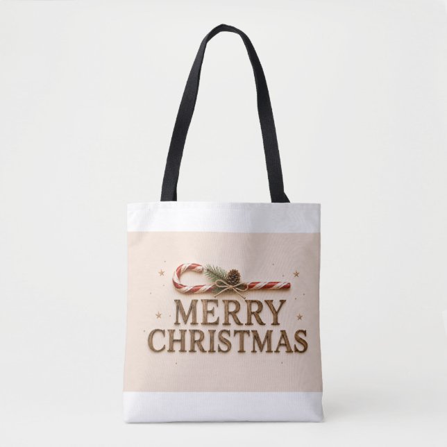 MERRY CHRISTMAS TOTE BAG (Front)