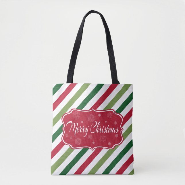Merry Christmas Tote Bag (Front)
