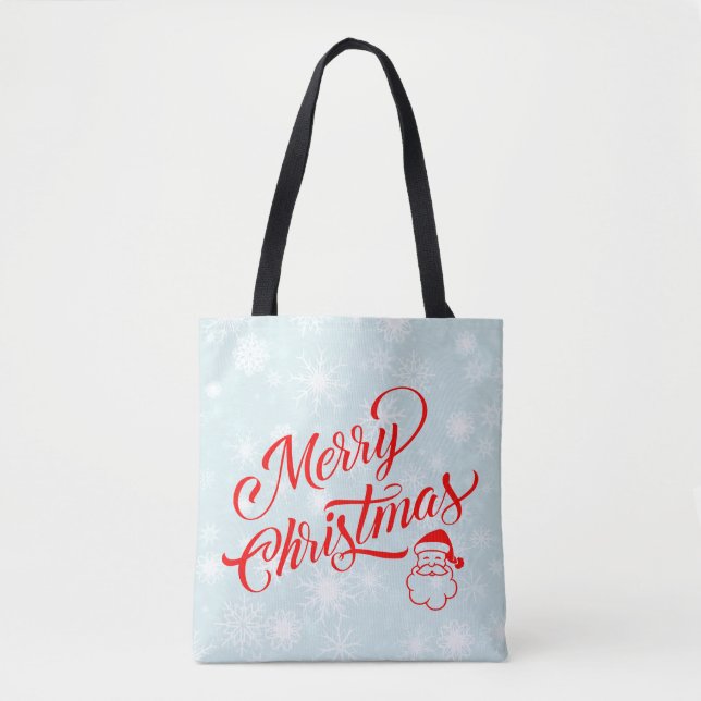 Merry Christmas Tote Bag (Front)