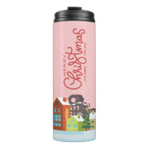 Merry Christmas Travel Mug | Festive Holiday