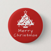 Merry Christmas Tree Badge