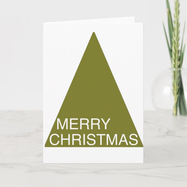 Merry Christmas Tree Card (Front)