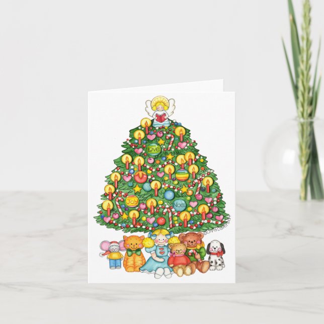 Merry Christmas Tree Card (Front)