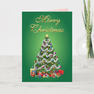 Merry Christmas Tree Card