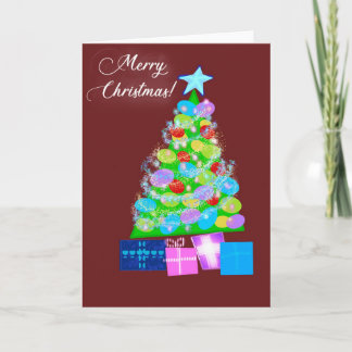 Merry Christmas Tree Card