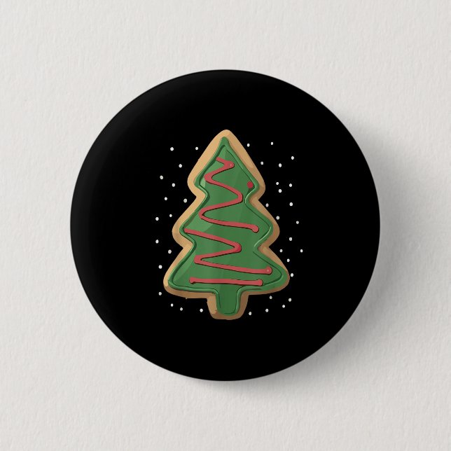 Merry Christmas Tree Christmas  6 Cm Round Badge (Front)