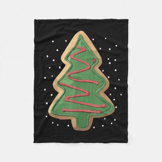 Merry Christmas Tree Christmas  Fleece Blanket (Front)