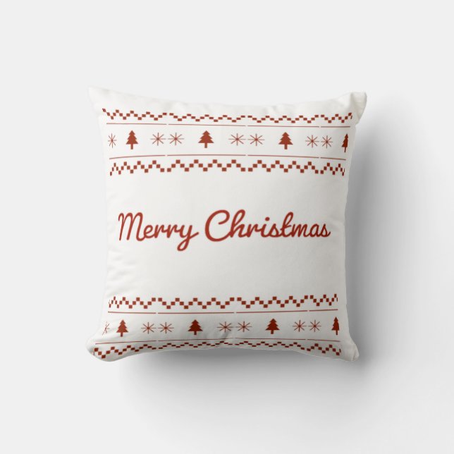 Merry Christmas Tree Cushion (Front)