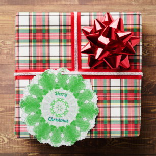 Merry Christmas Tree Decoration Card