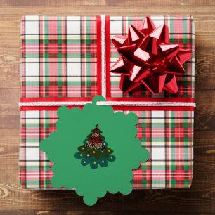 Merry Christmas Tree Decoration Card