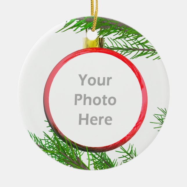 Merry Christmas Tree Decoration (photo frame) (Front)