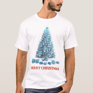 Merry Christmas. Tree (design 4) with gifts T-Shirt