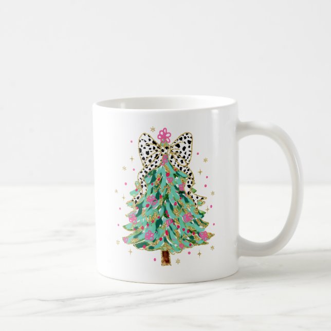 Merry Christmas Tree  Drawn  Coffee Mug (Right)