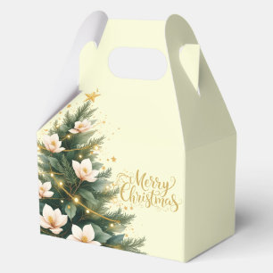 Merry Christmas Tree Favor Gift Box