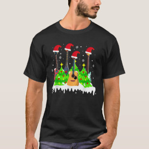 Merry Christmas Tree Guitar Holiday Music Lover Xm T-Shirt