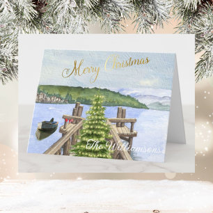 Merry Christmas Tree Lake Budget  Card