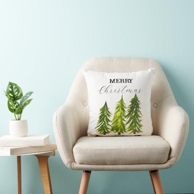 Merry Christmas tree Merry Winter Festive Cushion (Chair)