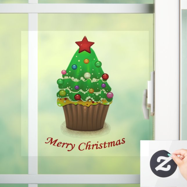Merry Christmas Tree Muffin Cupcake (Home)