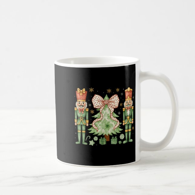 Merry Christmas Tree Nutcracker Ballet Dance Women Coffee Mug (Right)
