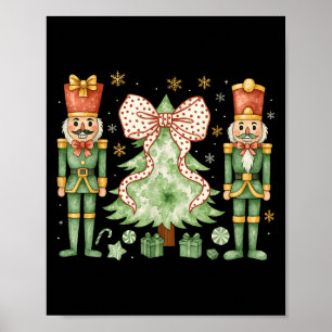 Merry Christmas Tree Nutcracker Ballet Dance Women Poster