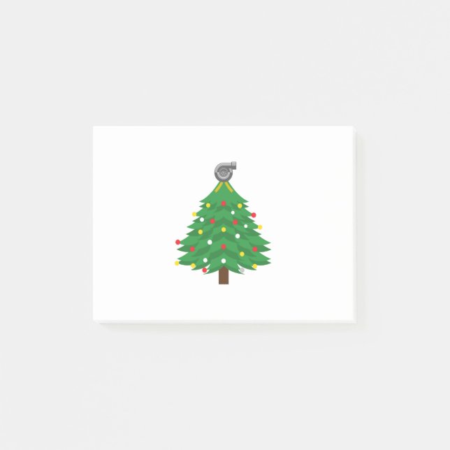 Merry Christmas Tree Ornaments Star Angel Turbo To Post-it Notes (Front)