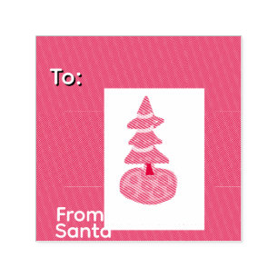 Merry Christmas tree Self-inking Stamp