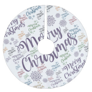 Merry Christmas Tree Skirt 