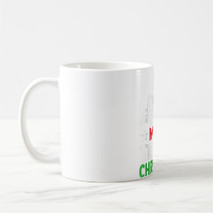 Merry Christmas Tree Stethoscope Nurse Funny Cute Coffee Mug