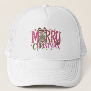 Merry Christmas tree Trucker Hat