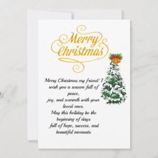 Merry Christmas Tree Watercolor Custom mug Invitation