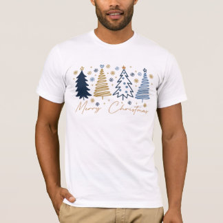 Merry Christmas Trees Holiday T-Shirt