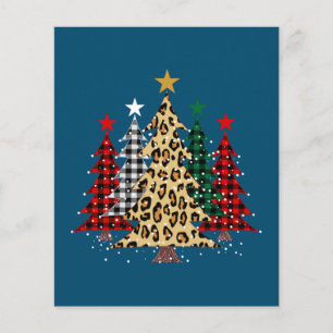 Merry Christmas Trees with Buffalo Plaid & Leopard Flyer