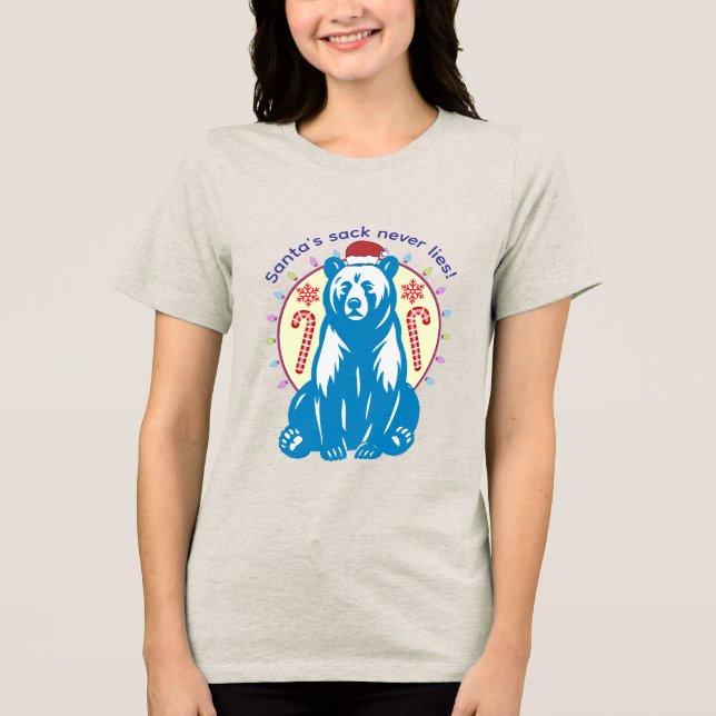 Merry Christmas Tri-Blend Shirt (Front)