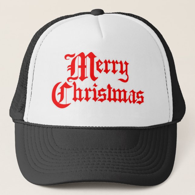 Merry-Christmas Trucker Hat (Front)
