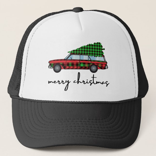 Merry Christmas Trucker Hat (Front)